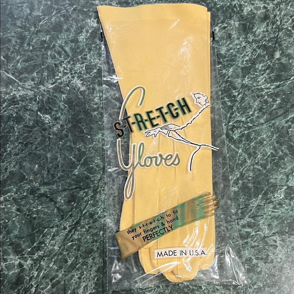 Gant Vintage light Yellow Fabric Gloves